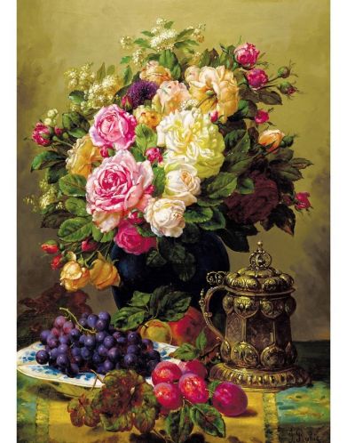 Puzzle Enjoy de 1000 piese - Still Life with Roses - 2